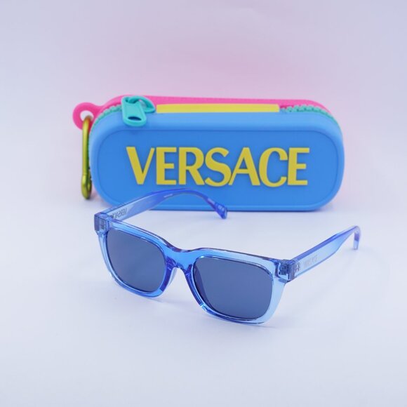 Versace Kids VK4006U 5532/80 Rectangle Sunglasses - Royal Blue/Dark Blue - Picture 3 of 10